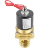 Клапан электромагнитный DN.ru VS100-NT-NC-24VAC 3/4″ Ду20 Ру10 прямого действия двухходовой, корпус - латунь, присоединение - внутренняя резьба, уплотнение - NBR, нормально-закрытый, катушка - 24 В AC