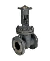 Задвижка клиновая 30с964нж DN.ru GVWR2121M-2W-F-ОСТ Ду300 Ру25 фланцевая, корпус - сталь 25Л, материал клина - сталь 25Л, уплотнение - металл, с ОСТ-фланцем, с голым штоком GAIR