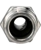Штуцер елочка DN.ru BF32-T-1/2-13 1/2″х13мм Ду15 Ру16 шланговый, корпус - нержавеющая сталь AISI 316 (CF8M), присоединение - наружная резьба/штуцер