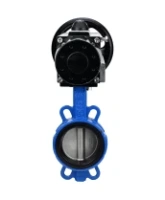 Затвор дисковый поворотный DN.ru WBV1432N-2W-Fb-H Ду125 Ру16, межфланцевый, корпус - чугун GGG50, диск - нержавеющая сталь 316L, уплотнение - NBR, с пневмоприводом DN.ru PA-DA-105-1