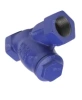 Фильтр сетчатый DN.ru FMY1131PPL-T 2″ Ду50 Ру16 резьбовой L=205, корпус чугун GGG25, сетка SS304, уплотнение PPL, Y-образный