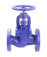 Клапан запорный сальниковый DN.ru VSO1121M-F-S Ду40 Ру16, фланцевый, корпус - чугун GG25, уплотнение - металл, управление - штурвал