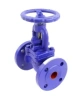 Клапан запорный сальниковый DN.ru VSO1121M-F-S Ду25 Ру16, фланцевый, корпус - чугун GG25, уплотнение - металл, управление - штурвал