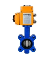 Затвор дисковый поворотный DN.ru WBV1631E-2W-Fb-H Ду100 Ру16 LUG корпус - чугун QT450, диск - нержавеющая сталь 304, уплотнение - EPDM, межфланцевый, с электроприводом DN.ru QT-N-010EM-O1-380VAC-У1 380В