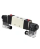 Пневмораспределитель DN.ru 4V320-08 AC220V 1/4″ бистабильный, пятиканальный, с двусторонним ЭМУ (подключение со шлангами)