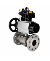 Кран шаровой DN.ru BV3131P(3pc)-FP-F-ISO-H Ду100 Ру16 полнопроходной, фланцевый, корпус - нержавеющая сталь 304, PTFE, 22х22, WDVF, с пневмоприводом PA-DA-105-1, пневмораспределителем 4M320-08 AC220V, БКВ APL-410N EX и БПВ AFC2000