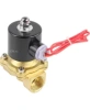 Клапан электромагнитный DN.ru VS100-NT-NC-24VAC 3/4″ Ду20 Ру10 прямого действия двухходовой, корпус - латунь, присоединение - внутренняя резьба, уплотнение - NBR, нормально-закрытый, катушка - 24 В AC
