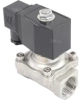 Клапан электромагнитный DN.ru VS231-VT-NC-220VAC 3/4″ Ду20 Ру10, соленоидный двухходовой, корпус - нержавеющая сталь 304, уплотнение - Viton, резьбовой, нормально-закрытый, прямого действия, катушка - 220В