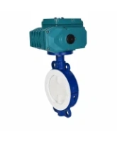 Затвор дисковый поворотный DN.ru WBV3434Pf-2W-Fb-R Ду250 Ру16, корпус - углеродистая сталь WCB, диск - углеродистая сталь WCB, футерованный PTFE, уплотнение - PTFE, с электроприводом QT-N-030EM-О1-220VAC-У1 HARK