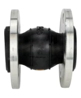 Компенсатор резиновый DN.ru CR-E25-F Ду50 Ру16, резиновая вставка (корпус) - EPDM, тип присоединения - фланцевый, материал фланцев - сталь углеродистая оцинкованная