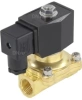 Клапан электромагнитный DN.ru VS200-ET-NC-24VDC 1/2″ Ду15 Ру7, соленоидный двухходовой, корпус - латунь, уплотнение - EPDM, резьбовой, нормально-закрытый, прямого действия, катушка - 24В