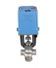 Клапан регулирующий DN.ru VRg1-31M-PED-T 2″ Ду50 Ру25 двухходовой, односедельный, резьбовой, корпус - нержавеющая сталь AISI304, уплотнение - металл с электроприводом XCK220-1500 AC220V