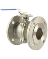 Кран шаровой DN.ru BV3232P(2pc)-FP-F-ISO-H Ду50 Ру16, корпус - нержавеющая сталь 316, уплотнение - PTFE, полнопроходной фланцевый с ISO-фланцем и рукояткой, 14х14, F05/F07, крутящий момент 50