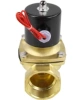 Клапан электромагнитный DN.ru VS100-NT-NC-24VDC 2″ Ду50 Ру10, соленоидный двухходовой, корпус - латунь, уплотнение - NBR, резьбовой, нормально-закрытый, прямого действия, катушка - 24В
