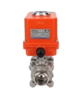 Кран шаровой DN.ru BV3232P(3pc)-FP-W-ISO-H Ду20 Ру63 полнопроходной двухходовой, нержавеющая сталь SS316, под приварку, уплотнение - PTFE, с 1/4-оборотным электроприводом DN.RU QT-N-003EM-O1-220VAC-У1 MINI