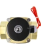 Клапан электромагнитный DN.ru VS100-NT-NC-24VDC 2″ Ду50 Ру10, соленоидный двухходовой, корпус - латунь, уплотнение - NBR, резьбовой, нормально-закрытый, прямого действия, катушка - 24В