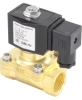 Клапан электромагнитный DN.ru VS200-ET-NC-220VAC 3/4″ Ду20 Ру10, соленоидный двухходовой, корпус - латунь, уплотнение - EPDM, резьбовой, нормально-закрытый, прямого действия, катушка - 220В