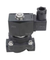 Клапан электромагнитный DN.ru VS541-ET-NC-220VAC 1 1/2″ Ду40 Ру6, соленоидный двухходовой, резьбовой, корпус - полиамид PA66, уплотнение - EPDM, нормально-закрытый, прямого действия, катушка - 220В AC