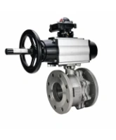 Кран шаровой DN.ru BV3232P(2pc)-FP-F-ISO-H WDVF Ду100 Ру16 полнопроходной, фланцевый, корпус - нержавеющая сталь 316, уплотнение - PTFE, с пневмоприводом PA-DA-105-1, пневмораспределителем 4M310-08 DC24V и БКВ APL-210N