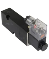 Пневмораспределитель DN.ru 4M310-08 AC220V 1/4″ моностабильный, пятиканальный, для четвертьоборотных пневмоприводов (на корпус)