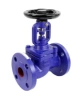 Клапан запорный сильфонный DN.ru VSO1121M-F-S Ду40 Ру16, фланцевый, корпус - чугун GG25, уплотнение - металл, управление - штурвал