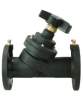 Клапан балансировочный DN.ru VB1431V-F Ду80 Ру16 чугунный, фланцевый, с ниппелями
