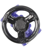 Клапан запорный сильфонный DN.ru VSO1121M-F-S Ду25 Ру16, фланцевый, корпус - чугун GG25, уплотнение - металл, управление - штурвал