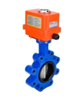 Затвор дисковый поворотный DN.ru WBV1631E-2W-Fb-H Ду50 Ру16 LUG корпус - чугун QT450, диск - нержавеющая сталь 304, уплотнение - EPDM, межфланцевый, с электроприводом DN.ru QT-N-003EM-O1-220VAC-У1 MINI 220В