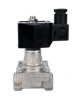 Клапан электромагнитный DN.ru VS731-PT-NC-220VAC 1 1/4″ Ду32 Ру10 соленоидный двухходовой, корпус - нержавеющая сталь 304, уплотнение - PTFE, внутренняя резьба, прямого действия, нормально закрытый, с нулевым перепадом давления, катушка - 220В
