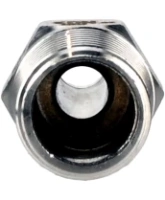Штуцер елочка DN.ru BF31-T-3/4-20 3/4″х20мм Ду20 Ру16 шланговый, корпус - нержавеющая сталь AISI 304 (CF8), присоединение - наружная резьба/штуцер