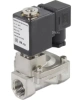 Клапан электромагнитный DN.ru VS431-VT-NC-24VAC 1/2″ Ду15 Ру16 пилотного действия двухходовой, корпус - сталь нержавеющая 304, присоединение - внутренняя резьба, уплотнение - VITON, нормально-закрытый, катушка - 24В AC