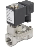 Клапан электромагнитный DN.ru VS431-ET-NC-24VAC 1/2″ Ду15 Ру16 пилотного действия двухходовой, корпус - сталь нержавеющая 304, присоединение - внутренняя резьба, уплотнение - EPDM, нормально-закрытый, катушка - 24В AC