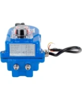 Электропривод четвертьоборотный DN.ru QT-N-003EM-O1-12VDC-У1 blue 12В