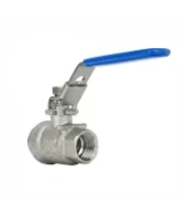 Кран шаровой DN.ru BV3232P(2pc)-FP-T-H Ду15 Ру140 полнопроходной двухходовой, нержавеющая сталь 316, внутренняя резьба, уплотнение - PTFE, ручка-рычаг