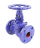 Клапан запорный сальниковый DN.ru VSO1121M-F-S Ду300 Ру16, фланцевый, корпус - чугун GG25, уплотнение - металл, управление - штурвал
