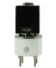 Клапан электромагнитный DN.ru VS841-VT-NC-220VAC 1/4″ Ду5 Ру4 соленоидный двухходовой, корпус - PTFE, уплотнение - VITON, резьбовой, прямого действия, нормально закрытый, катушка - 220В