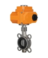 Затвор дисковый поворотный DN.ru WBV3131V-2W-Fb-H Ду100 Ру16 межфланцевый, корпус - нержавеющая сталь 304, диск - нержавеющая сталь 304, уплотнение - VITON, с электроприводом QT-N-010EM-O1-220VAC-У1 220В HARK