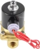 Клапан электромагнитный DN.ru VS100-ET-NC-220VAC 3/8″ Ду10 Ру10, соленоидный двухходовой, корпус - латунь, уплотнение - EPDM, резьбовой, нормально-закрытый, прямого действия, катушка - 220В