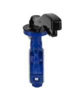 Затвор дисковый поворотный DN.ru WBV3434Pf-2W-Fb-H Ду50 Ру16 корпус - углеродистая сталь WCB, диск - углеродистая сталь WCB, футерованный PTFE, уплотнение - PTFE, межфланцевый, с рукояткой