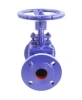Клапан запорный сальниковый DN.ru VSO1121M-F-S Ду300 Ру16, фланцевый, корпус - чугун GG25, уплотнение - металл, управление - штурвал
