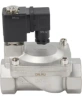 Клапан электромагнитный DN.ru VS431-NT-NC-220VAC 1 1/4″ Ду32 Ру16, соленоидный двухходовой, корпус - нержавеющая сталь 304, уплотнение - NBR, резьбовой, нормально-закрытый, пилотный, катушка - 220В