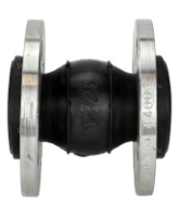 Компенсатор резиновый DN.ru CR-E25-F Ду50 Ру16, резиновая вставка (корпус) - EPDM, тип присоединения - фланцевый, материал фланцев - сталь углеродистая оцинкованная