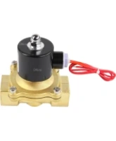 Клапан электромагнитный DN.ru VS100-VT-NC-24VAC 1″ Ду25 Ру10 прямого действия двухходовой, корпус - латунь, присоединение - внутренняя резьба, уплотнение - VITON, нормально-закрытый, катушка - 24 В AC