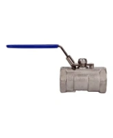 Кран шаровой DN.ru 3/4″ Ду20 Ру63 WDVF неполнопроходной, резьбовой, корпус - нержавеющая сталь AISI 316, уплотнение - PTFE, с рукояткой (BV3232P-SP-T-H)
