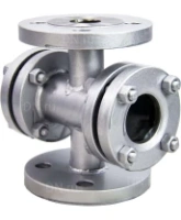 Стекло смотровое DN.ru SG2-34G-F тип В ГОСТ 21836-2021 Ду50 Ру40, углеродистая сталь, фланцевое