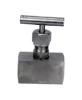 Клапан игольчатый DN.ru VN3131M-T-Ht 1 1/4″ Ду32 Ру400 резьбовой, корпус - нержавеющая сталь 304, уплотнение - металл, с Т-образной рукояткой