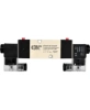 Пневмораспределитель DN.ru 4M320-10 AC220V 3/8″ бистабильный, пятиканальный, с двусторонним ЭМУ для четвертьоборотных пневмоприводов (на корпус)