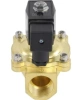 Клапан электромагнитный DN.ru VS200-VT-NC-220VAC 1″ Ду25 Ру10, соленоидный двухходовой, корпус - латунь, уплотнение - Viton, резьбовой, нормально-закрытый, прямого действия, катушка - 220В