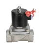 Клапан электромагнитный DN.ru VS131-ET-NC-24VAC 3/8″ Ду10 Ру10 прямого действия двухходовой, корпус - сталь нержавеющая 304, присоединение - внутренняя резьба, уплотнение - EPDM, нормально-закрытый, катушка - 24 В AC