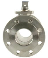 Кран шаровой DN.ru BV3232P(2pc)-FP-F-ISO-H Ду80 Ру16, корпус - нержавеющая сталь 316, уплотнение - PTFE, полнопроходной фланцевый с ISO-фланцем и рукояткой, 17х17, F07/F10
